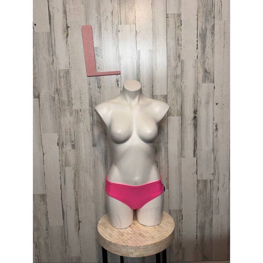 Forever 21 Neon Pink Bikini Bottoms Size L Swimwear